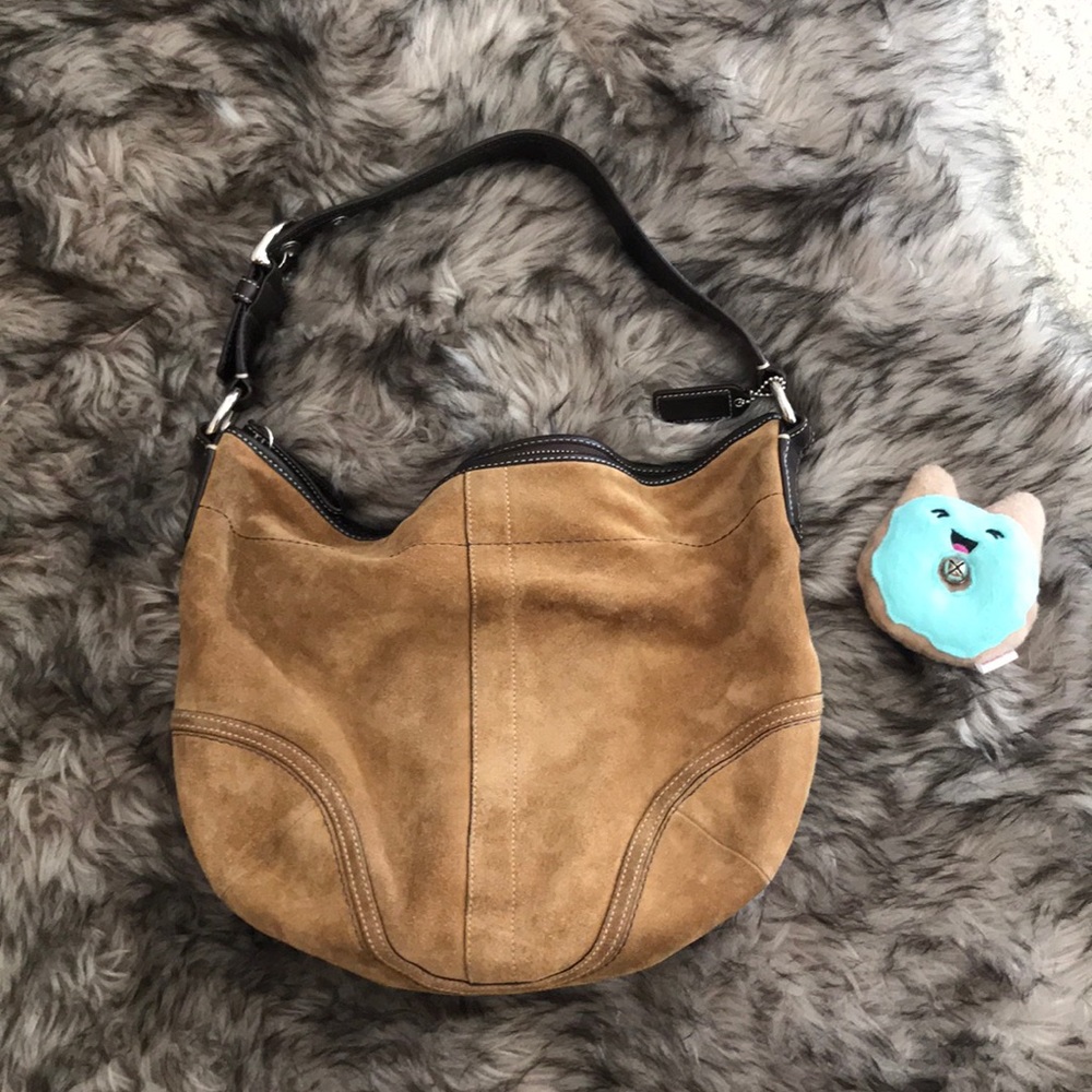 Coach Chelsea Genuine Suede Hobo